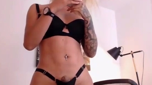 big wobblers lalin girl Tattooed tranny In underware playgirl Strokes Her ramrod Online