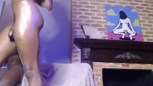 Epic darksome TS FEEt SElf engulfing cam By