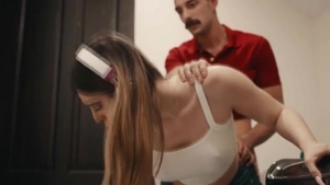 Curvy Trans Maid receives Her wazoo Rammed By Her yummy Boss