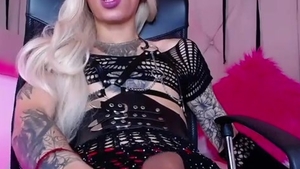 Well Hung latina sheboy Bashing The Bishop In A cam Show Part2