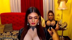 lascivious shemale duett Enjoys anal poke On cam