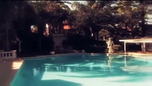 ebony fellow Bonks blonde TS By Pool