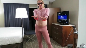 Blondelegs69 Pink Yoga Pants whores Outside
