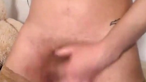 large mambos Transgirl In nylons Plays With Her nice penis On webcam