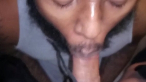 black lad Sucks latina tranny