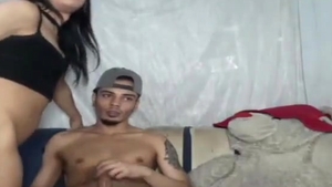 Toned chap butthole bonks His Transgirl On web camera