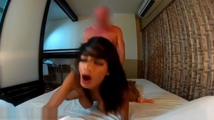 Playfull oriental Ladyboy And A old dude plowing Each Other