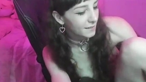 Petite American Transgirl Masturbates Her ramrod On cam