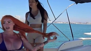 Mexican ladyboy hammers On Yacht