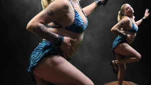 dirty Goth Trans-lesbian Public spanking PDA Striptease