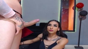 sucking A monstrous 10-Pounder On cam