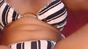 large breasts And large 10-Pounder latin chick shemale Wanks On webcam