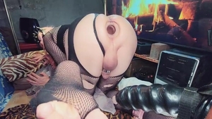 wazoo girl Does It again plowing Sissy ass On big toys Pt 1