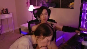 fine sexy Futanari Eaten By Her Girlfriend On Live