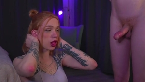 lusty sheboy likes Giving Her Boyfriend A blowjob