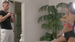 Skinny TS Stepsis Lets Stepbro group-sex Her stunning wazoo