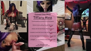 undressed Sissy whore Tiffany Minx – oral-job (Triple Visual Splitscreen)