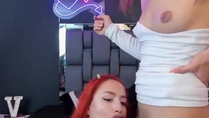 Two chicks With Penises