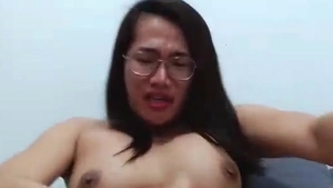large mounds asian ladyman In Glasses Wanks And Cums On webcam