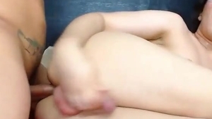 Homemade nailing tattooed latina amateur