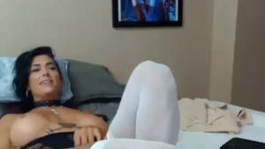 nasty tranny MILF Plays With Her Shecock