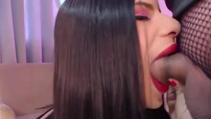 naughty tgirls oral pleasure-service On web camera