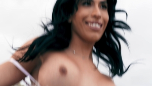 Trans Angels: Boob-Bouncing Beauty Flashing She-Cock