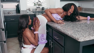Trans Angels: Hot Duo Dirty Behind Him