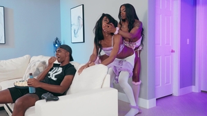 Trans Angels: Hot Duo Dirty Behind Him