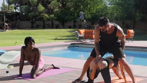 Trans Harder: Alpha's Double Blowjob Delight