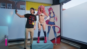 Trans Angels: Horny Maverick Dominates Tgirl Cosplay Model