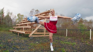 Trans Angels: Gorgeous Cheerleader Rides Coach with Gusto