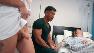 Trans Angels: Hard Erection Meets Tight Ass on Duty