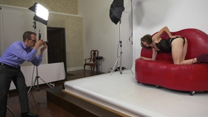 Devil's Tgirls: Chad's Photo shoot Turns Wild