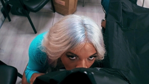 Trans Angels: Kyra Bullet's Sneaky Blowjob Adventure