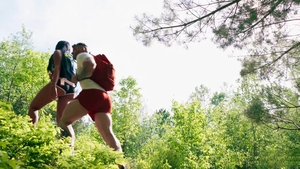 Trans Angels: Muscular Hunk Meets TGirl in the Woods