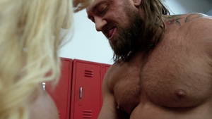 TS - Sweat Slut Licks Pretty Pits For Bear Fuck