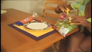 hawt black tranny Taking White rod Inside her pooper