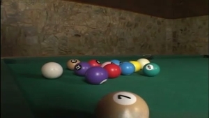 crazy pokeing On The Pool Table