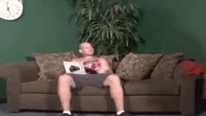 stunning blonde TS In ass Jazzing