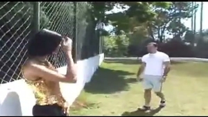 TS Petite hole In Outdoor banging