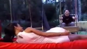 crazy act With A Fast shelady Outdoor