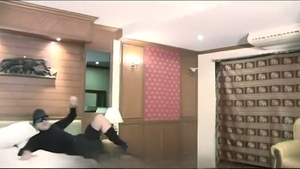 A boy In Mask slamls A teen Ladyboy