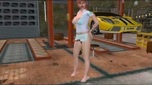 Two-pretty-3D-cartoon-shetwink-babes-pokeing-each-otthis duder