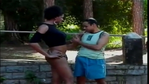 shemale With A Monster dick In action