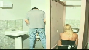 active Giving blowjob through Gloryhole