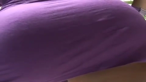 Solo blonde With throbbing bazookas Shows her outstanding Body
