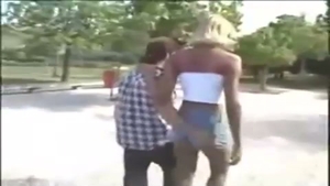 Tall slender Sthis chabmale receives this chabr butt Penetration