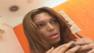 wild Spanish shelady With worthy rod gets arse gangslamed On thellos chabr daybed