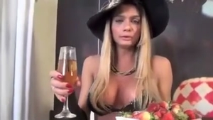 busty transsexual strokeing enormous erect wang